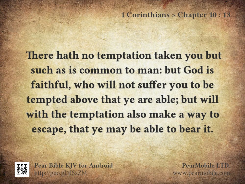 1 Corinthians, Chapter 10:13